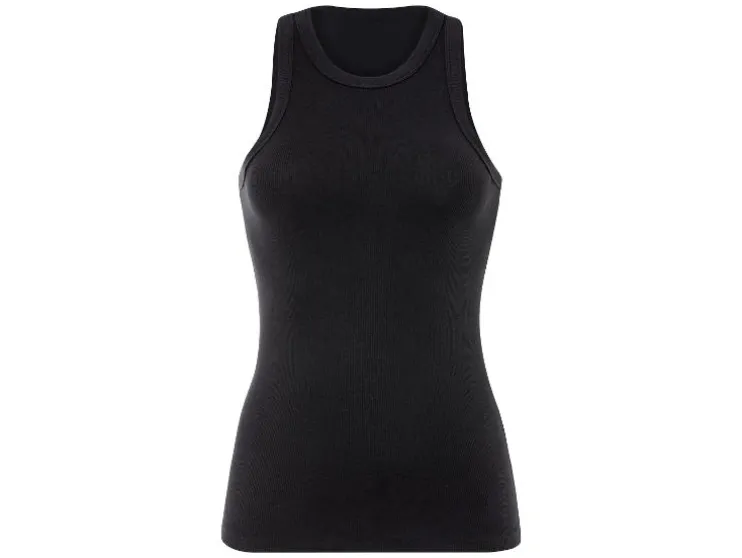 Dames geribde tanktop