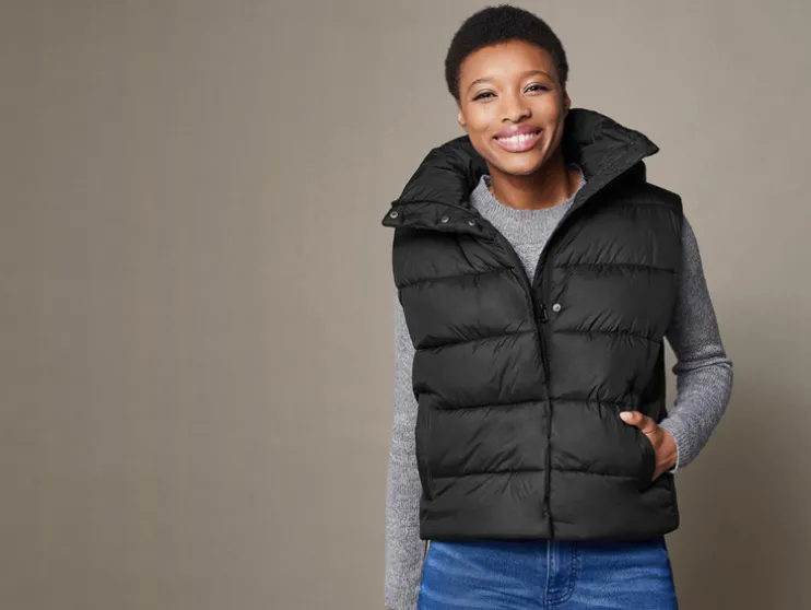 Dames gewatteerde bodywarmer