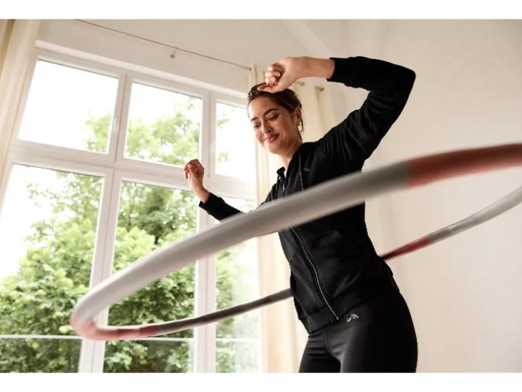 Dames hoodie met rits