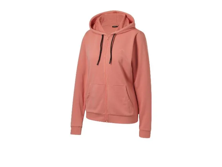 Dames hoodie met rits