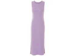 Dames jurk met ribstructuur