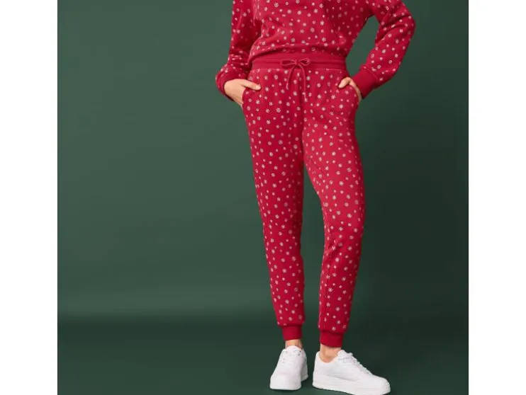Dames kerstjoggingbroek