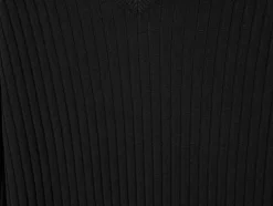 Dames midi-gebreide jurk