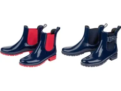 Dames regen enkellaars, met elastische zijkanten