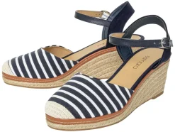 Dames sandalen met sleehak