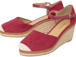 Dames sandalen met sleehak