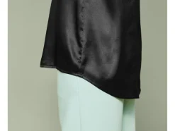 Dames satijnen blouse