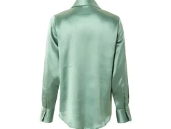 Dames satijnen blouse