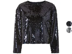 Dames top met pailletten