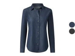 Denim dames blouse