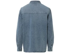 Denim heren overhemd