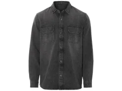 Denim heren overhemd
