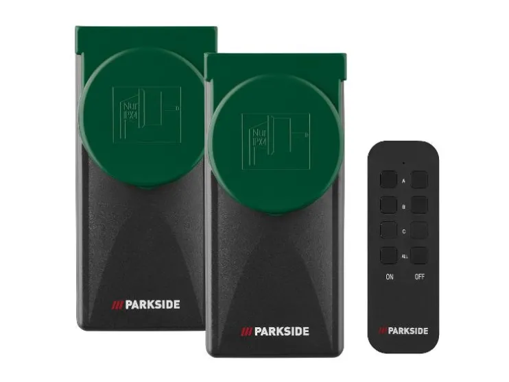 Draadloze stopcontactenset IP44