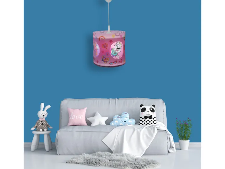 Draaibare hanglamp Paw Patrol, in hoogte verstelbaar