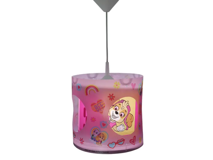 Draaibare hanglamp Paw Patrol, in hoogte verstelbaar