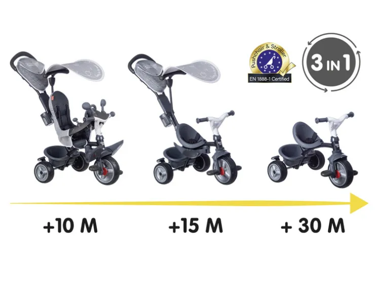 Driewieler Baby Driver Plus