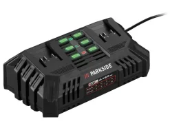 Dubbele acculader 20 V - 4,5 A