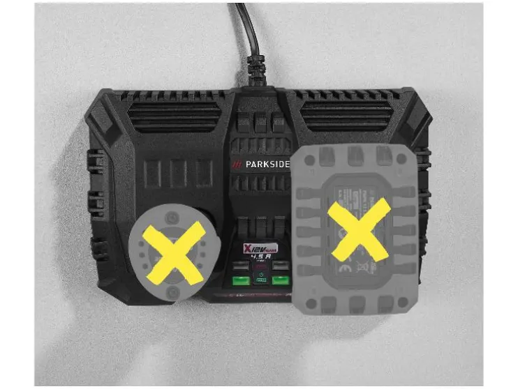 Dubbele accu-oplader 12 V