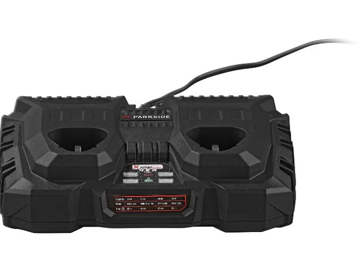 Dubbele accu-oplader 12 V