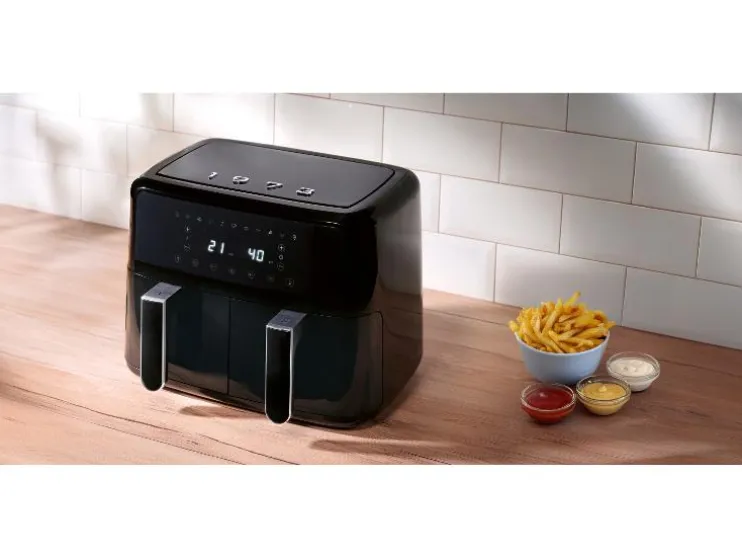 Dubbele airfryer 2x 4,4 L