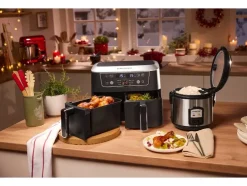 Dubbele airfryer 2x 4,35 L
