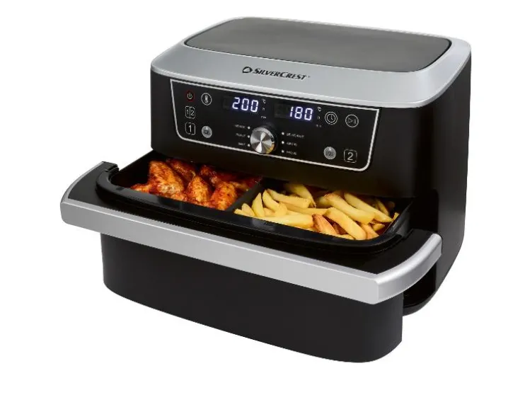 Dubbele hetelucht friteuse 11 L