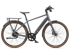 E-bike City UH220 titaniumgrijs 28"