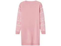 Feestelijk gebreid meisjesjurkje