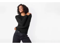 Fijngebreide dames trui