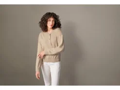 Fijngebreide dames trui