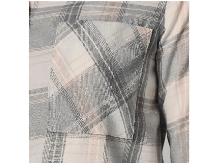 Flanellen dames blouse