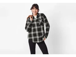 Flanellen dames blouse