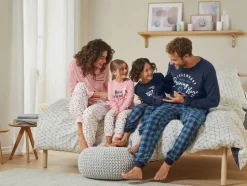 Flanellen dames pyjamabroek