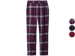 Flanellen dames pyjamabroek