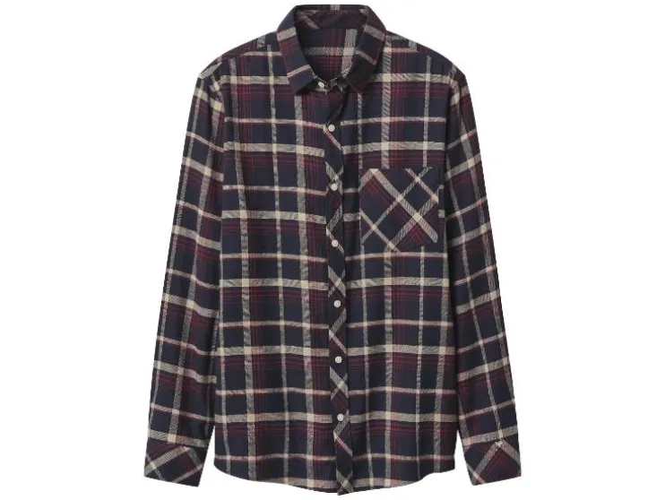 Flanellen heren overhemd