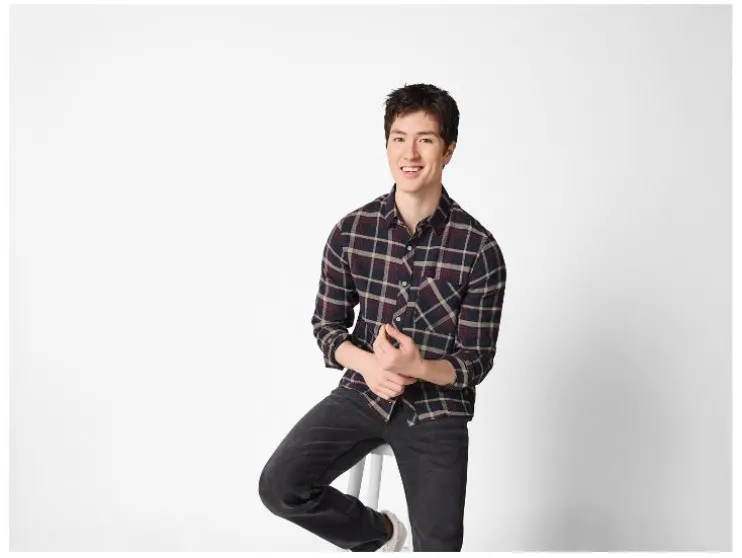 Flanellen heren overhemd