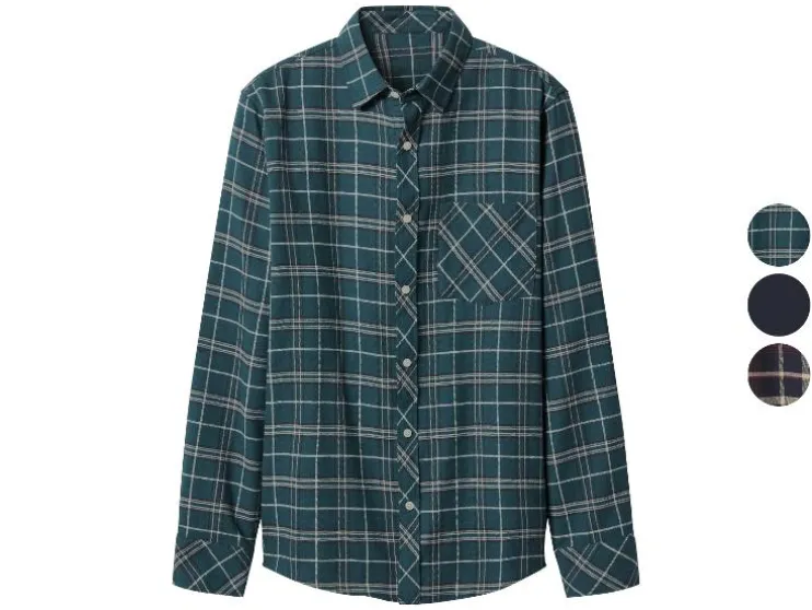 Flanellen heren overhemd