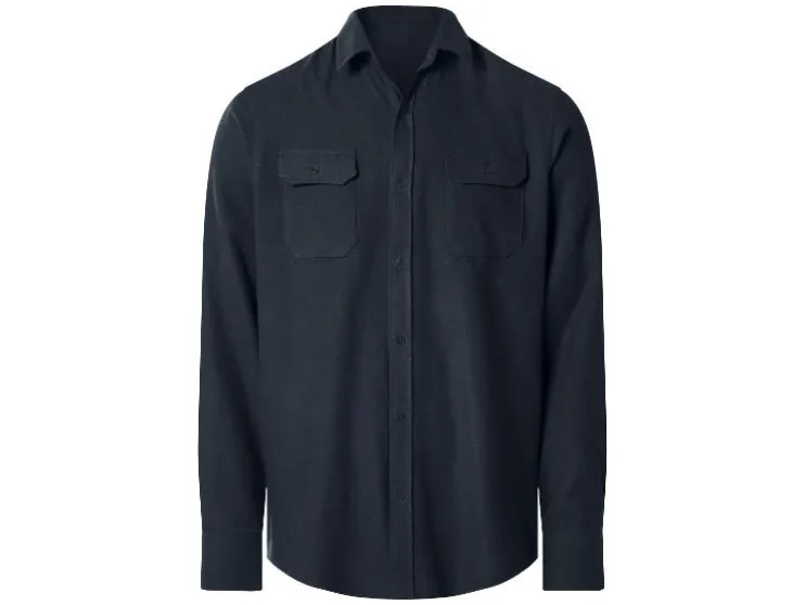 Flanellen heren overhemd