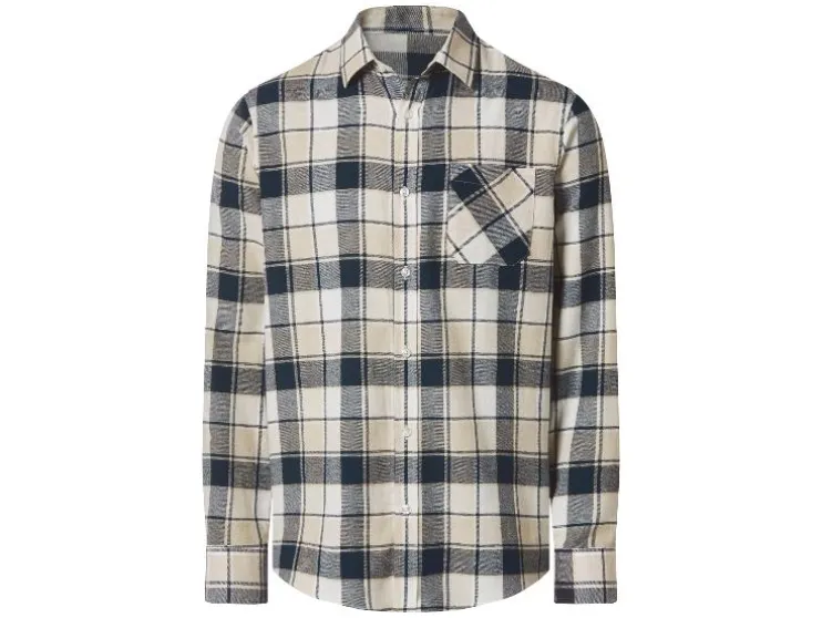 Flanellen heren overhemd