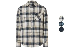 Flanellen heren overhemd