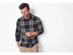 Flanellen heren overhemd