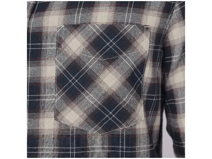 Flanellen heren overhemd