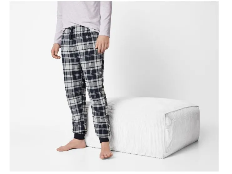 Flanellen heren pyjamabroek