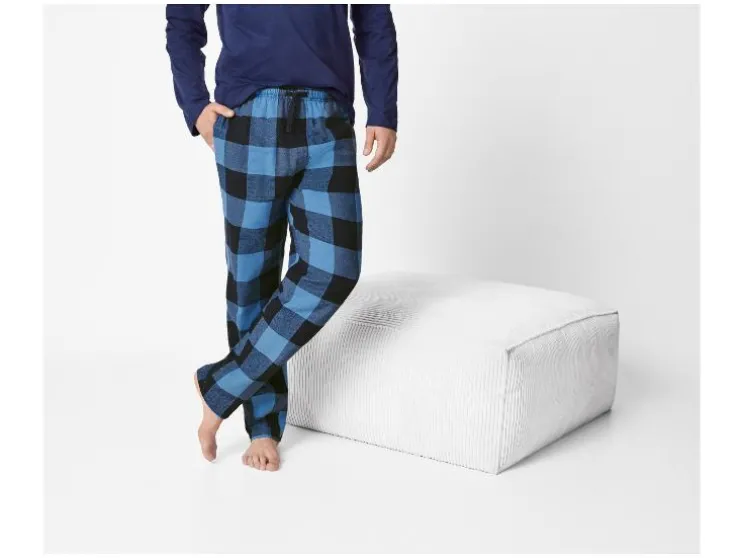 Flanellen heren pyjamabroek