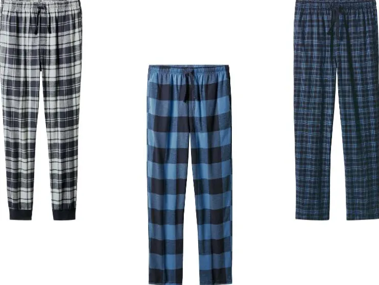 Flanellen heren pyjamabroek