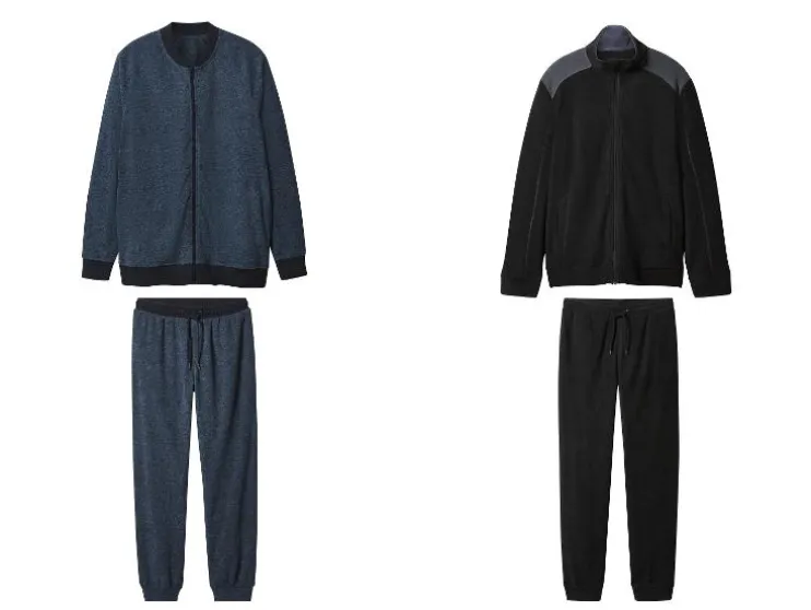 Fleece heren huispak