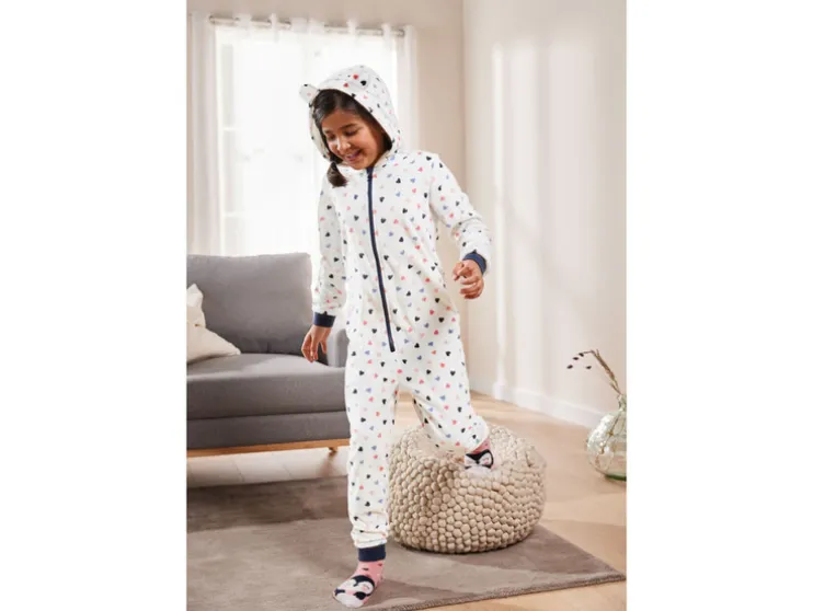 Fleece meisjes onesie