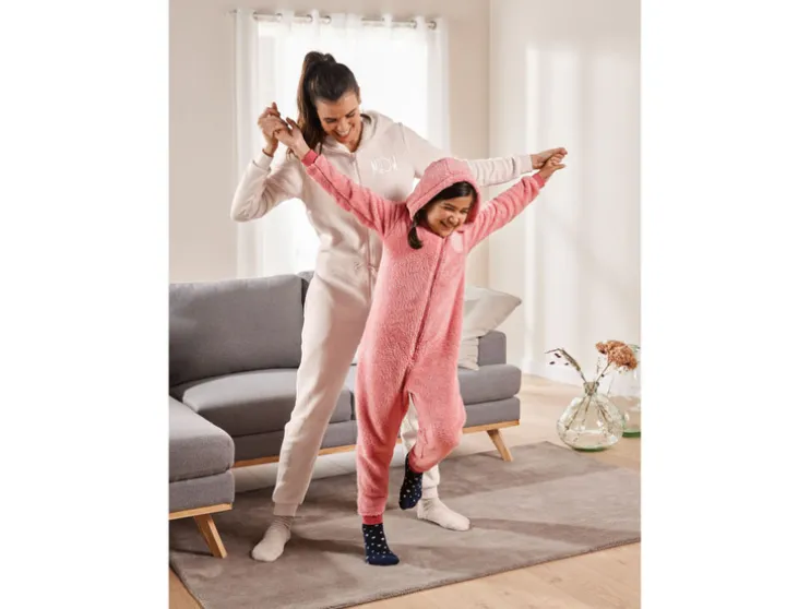 Fleece meisjes onesie