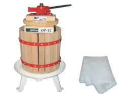 Güde fruitpers, 6, 12, 18 of 30 liter, mechanisch, met stalen spindel