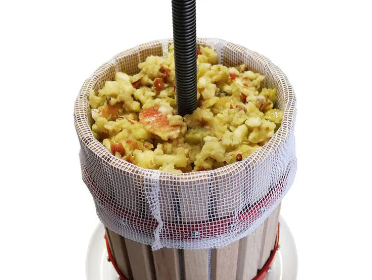 Güde fruitpers, 6, 12, 18 of 30 liter, mechanisch, met stalen spindel